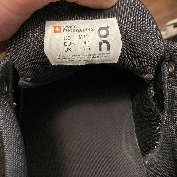 On Running Shoes On Cloud Mens Running Shoes Us Size 15 Poshmark